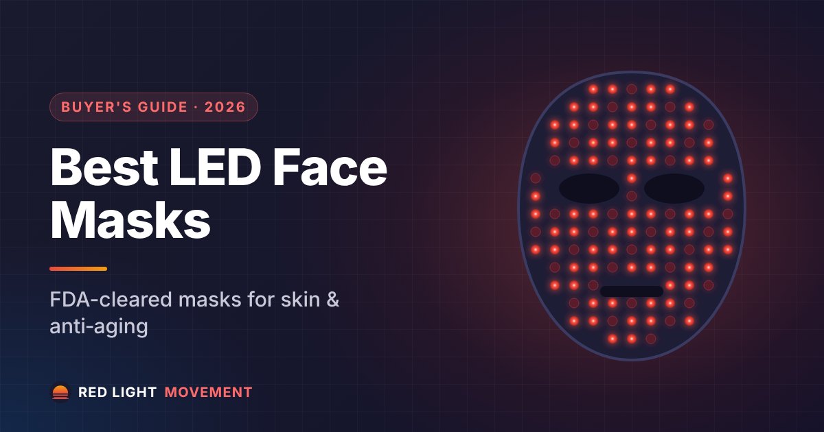 Best LED Face Masks for Red Light Therapy 2026