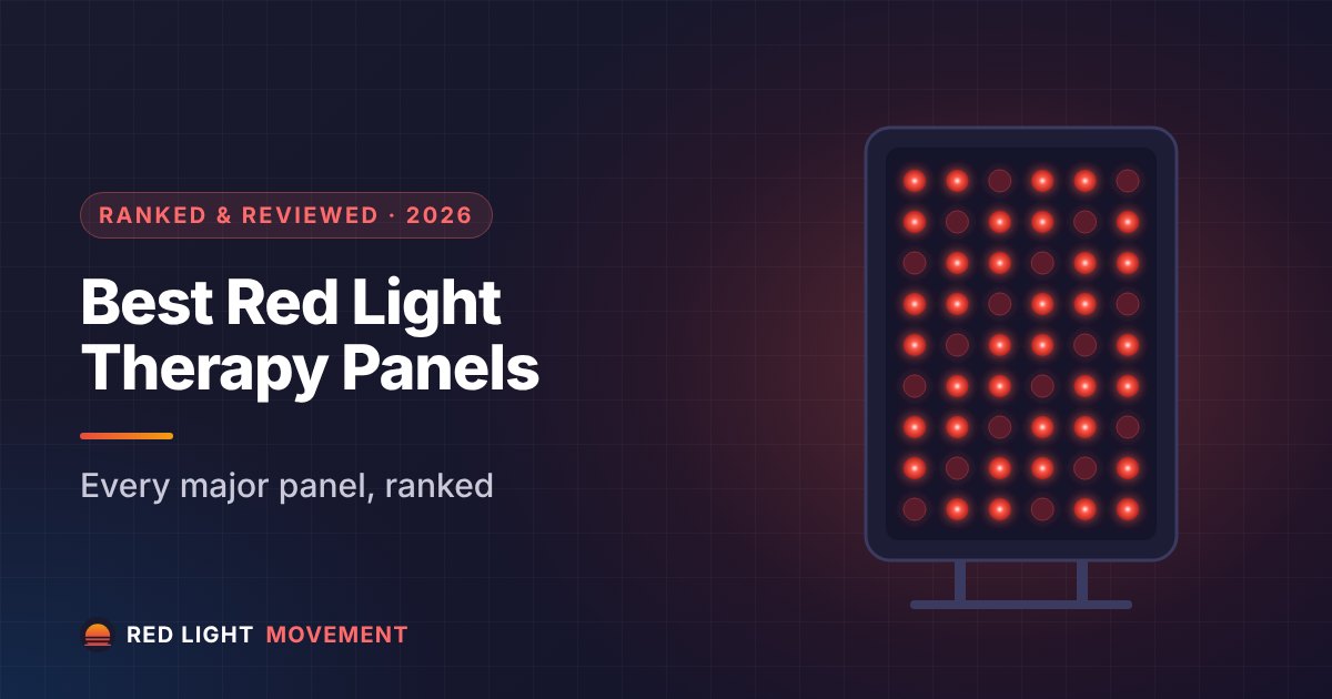 Best Red Light Therapy Panels 2026: Every Major Device Ranked & Reviewed