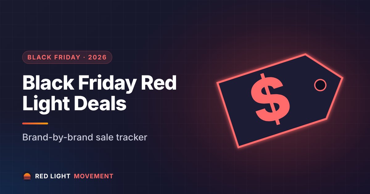 Black Friday Red Light Therapy Deals 2026
