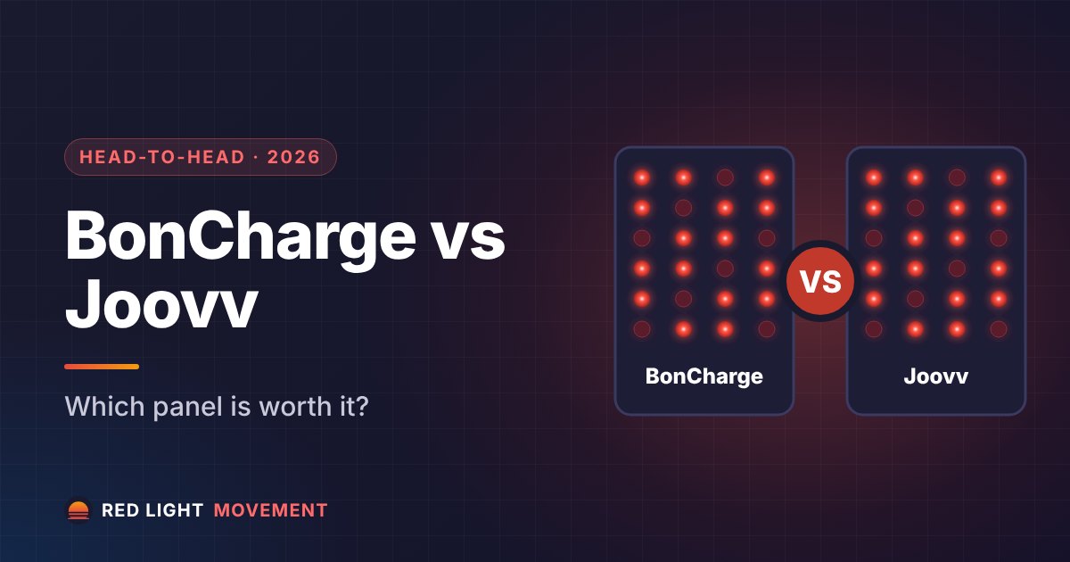 BonCharge vs Joovv: Which Red Light Panel Is Worth It in 2026?