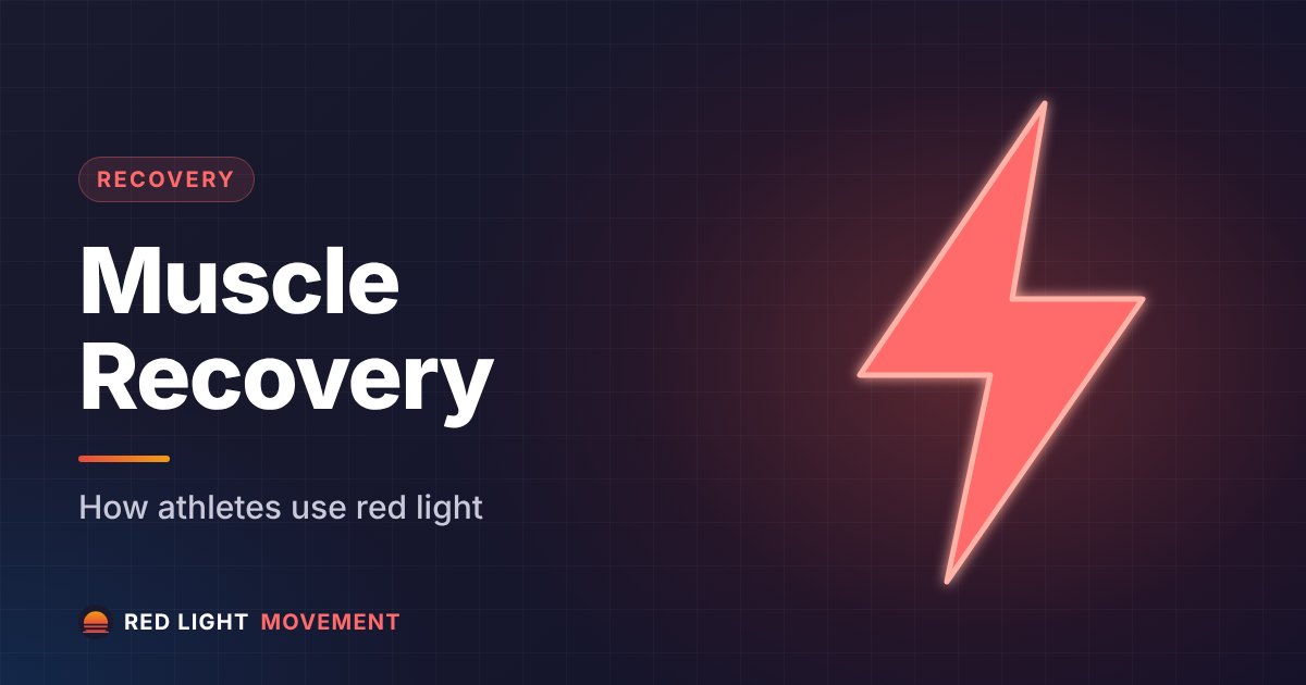 Red Light Therapy for Muscle Recovery: How Athletes Use It