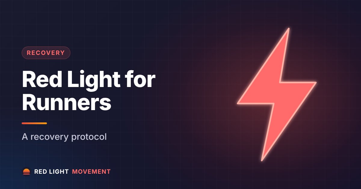 Red Light Therapy for Runners: Recovery Protocol